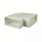 Coude Rectangulaire Horizontal 90º 55x110 mm | Accessoire d'Extraction Ignifuge pour Aérateurs Extracteurs | Haute Efficacité Coude Rectangulaire Horizontal 90º 55x110 mm | Accessoire d'Extraction Ignifuge pour Aérateurs Extracteurs | Haute Efficacité
