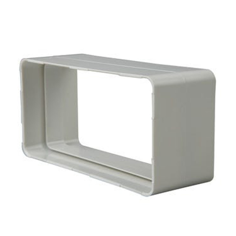 Rectangular 55x110mm Exhaust Vent Connector | Flame-Resistant Connection | Humidity and High Temperature Resistant