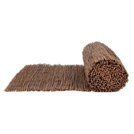Tela de vime de 1x3 metros | Cerca de vime para jardim com tela de 95% | Cerca de vime com várias hastes