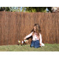 Multi-rod wicker fence 1.5 x 3 meters, 95% concealment, recommended for shade or delimitation of your garden