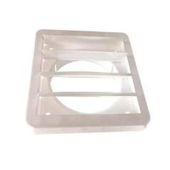 Finestra di Uscita Mista Ø100mm 55x110mm | Accessorio di Estrazione Ignifugo | Autoestinguente | Alta Efficienza per Ventilazion