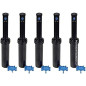 Lot de 5 Arroseur Rain Bird 3504-PC. Turbine portée de 4,6 à 10,7 mètres. Filetage femelle 1/2'' Arrosage professionnel de jardi Lot de 5 Arroseur Rain Bird 3504-PC. Turbine portée de 4,6 à 10,7 mètres. Filetage femelle 1/2'' Arrosage professionnel de jardi