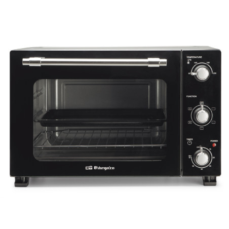 Tischofen 39L Orbegozo | 51 x 39 x 33cm | 60-Minuten-Timer | Temperaturregelung von 90º bis 230ºC