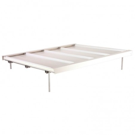 White sandwich panel ceiling