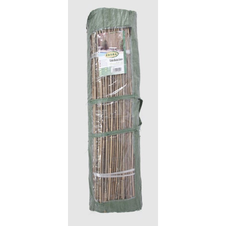 Clôture en bambou, 1 x 5 mètres | Clôture en bambou, 85 % d'intimité | Clôture naturelle pour jardin et terrasse | Rouleau de cl