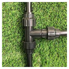 Pack 4 Te Polietileno 40mm para Tuberia de polietileno 40 mm | Accesorio PE con Certificado Aenor | Te riego y fontaneria