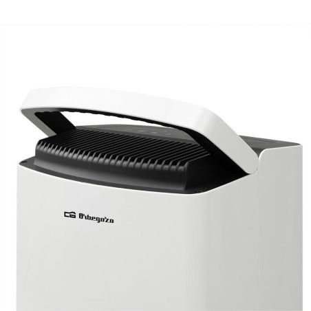 Deumidificatore Orbegozo 30L/giorno | 34,5x50,4x24,3cm | Ideale per spazi fino a 140 m² | Impostazione umidità 30%–90%