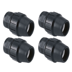 Lot de 4 Raccord compression taraudé femelle 32 x 1''. Produit certifié AENOR. Utilisé dans les tuyaurs PE 32 mm