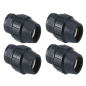 Pack 4 Enlace Hembra Polietileno 25mm x 3/4'' para Tuberia de polietileno 25 mm | Enlace rosca Hembra 25 Aenor | Conector riego Pack 4 Enlace Hembra Polietileno 25mm x 3/4'' para Tuberia de polietileno 25 mm | Enlace rosca Hembra 25 Aenor | Conector riego
