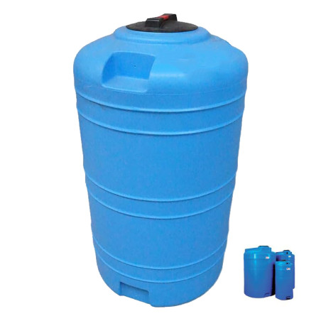 Depósito Agua Potable Alimentario 3000 litros | Cisterna de Agua Potable | Depósito Vertical Exterior Polietileno