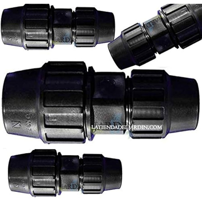 4 Stück Reduzierhülsen Polyethylen 90 bis 75 mm Aenor