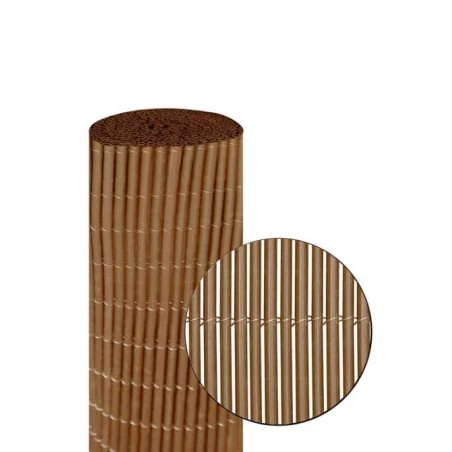 Brise-vue en osier beige 1 x 3 m | Clôture de terrasse en osier artificiel PP+PE | Clôture décorative 90 % occultante