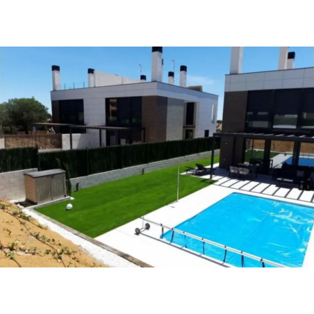 Seto Artificial Ocultación Jardin 1,5x3 m | Seto Jardin Hoja Ancha