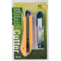 Cutter pour Gazon Artificiel 18mm en acier inoxydable + 10 lames de rechange Cutter pour Gazon Artificiel 18mm en acier inoxydable + 10 lames de rechange