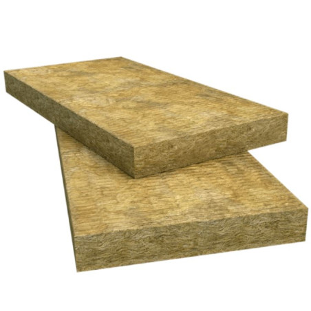 Steinwollplatte 135x60x7 cm (Paket 9,72 m2) | Wärme- und Schalldämmung für Häuser