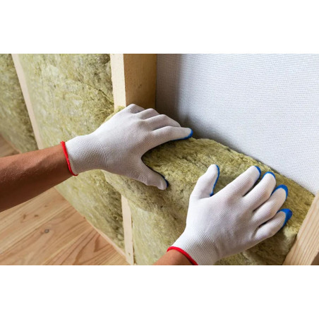 Painel de lã de rocha 135x60x7 cm (embalagem de 9,72 m2) | Isolamento térmico e acústico para residências