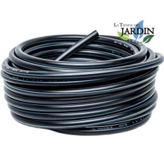 Tubo acqua potabile 25 mm 25 bar 100 m | Tubo 25 mm PE100 alimentare alta densità | Tubo in polietilene banda blu AENOR