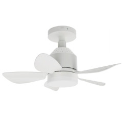 Ventilatore da soffitto Orbegozo con 4 velocità | Intensità e colore della luce regolabili | Telecomando incluso