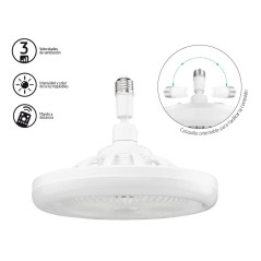 Ventilatore da soffitto Orbegozo con 3 velocità | Intensità e colore della luce regolabili | Telecomando incluso