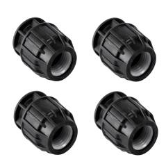 Confezione da 4 tappi in polietilene da 50 mm