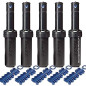 Set di 5 Irrigatore Rain Bird 5004-PC PLUS. Turbina con Gittata da 7,6 a 15,2 metri. Filettatura Femmina 3/4''.
