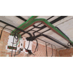 Tube annelé 16mm 10 mètres | Tuyau annelé avec certificat AENOR utilisé pour la conduite de câbles électriques