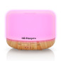Humidificador de Aromaterapia 400ml Orbegozo | Difusor de Aceites Esenciales con Luz LED | 14,3x10,9x14,3cm | Temporizador