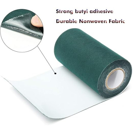 Nastro per erba artificiale 15 cm x 30 m | Nastro di giunzione per erba artificiale e tappeti per interni ed esterni