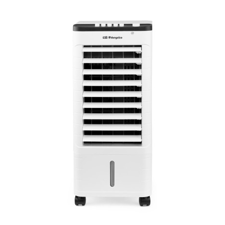 Climatizador Evaporativo 4L Orbegozo | Purificador y Humidificador de Aire Silencioso con Filtro | 24x57x27cm | 3 Velocidades