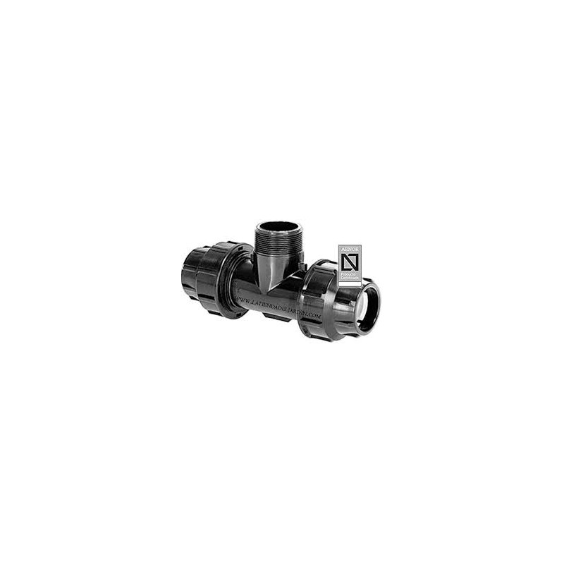 Male PE Threaded Tee | Polyethylene Pipe Fitting