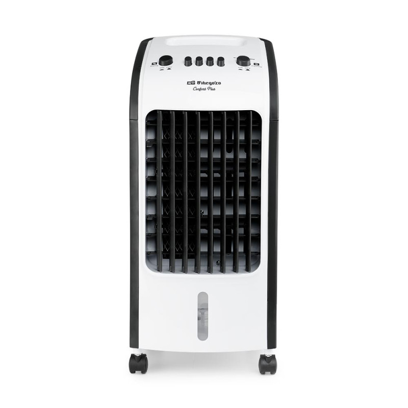 Rafraîchisseur d'air par évaporation Orbegozo 3,5 L | Purificateur d'air et humidificateur silencieux avec filtre | 24,5 x 57 x 