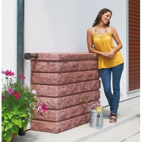 400-liter reddish stone imitation tank