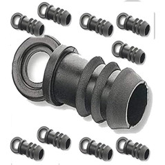 Pack 50 Tapon Riego por Goteo 20mm | Cierre Hermético para Manguera y Tubería de Riego | Resistente y Fácil de Instalar