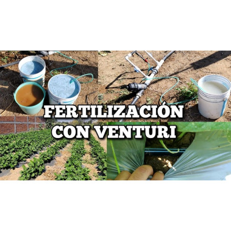 Inyector de fertilizante venturi regulable 50Ø | Rosca macho 1 1/2''