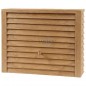 Serbatoio in Polietilene da 350 l. Parete Woody. Include Rubinetto. Dimensioni: Larghezza 124cm, Profondità 40cm, Altezza 100cm Serbatoio in Polietilene da 350 l. Parete Woody. Include Rubinetto. Dimensioni: Larghezza 124cm, Profondità 40cm, Altezza 100cm