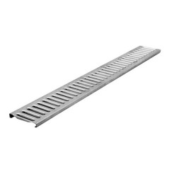 Grille Galvanisé à Poser 100x12cm | Acier Anticorrosion | Drainage, Ventilation et Protection | Couverture de Fermeture