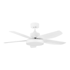 Deckenventilator mit LED-Beleuchtung | Fernbedienung | Leise | 6 Geschwindigkeiten | 5 Flügel mit 116 cm | Winter-Sommer-Modus