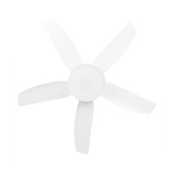 Deckenventilator mit LED-Beleuchtung | Fernbedienung | Leise | 6 Geschwindigkeiten | 5 Flügel mit 116 cm | Winter-Sommer-Modus