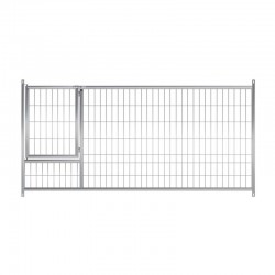 Frente malla con puerta para perros pequeños 150x100 cm