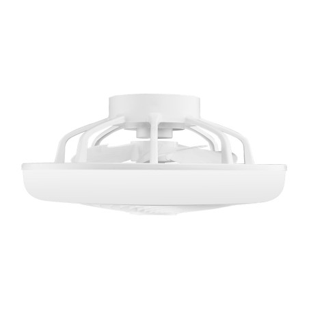 Ventilateur de plafond avec éclairage LED | Grille oscillante à 360° | Télécommande | 20,5 x 46 cm | Mode hiver-été