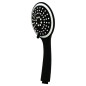 Moon 3-Function Shower Head, Black | Modern Design | Adjustable Handheld Shower Head for Bathroom