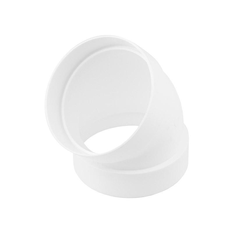 Cotovelo Redondo 45º | PVC 150 mm | Extração de Fumaça e Gás