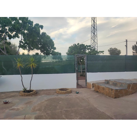 2x50 m Shade Netting | Privacy Screening for Terraces or Gardens | Green Shade Netting 70 g/m2 | 70% Shade