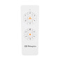Ventilateur de plafond avec lumière LED Orgebozo | Télécommande | Silencieux | 3 pales rétractables de 92 cm | Mode Hiver-Été