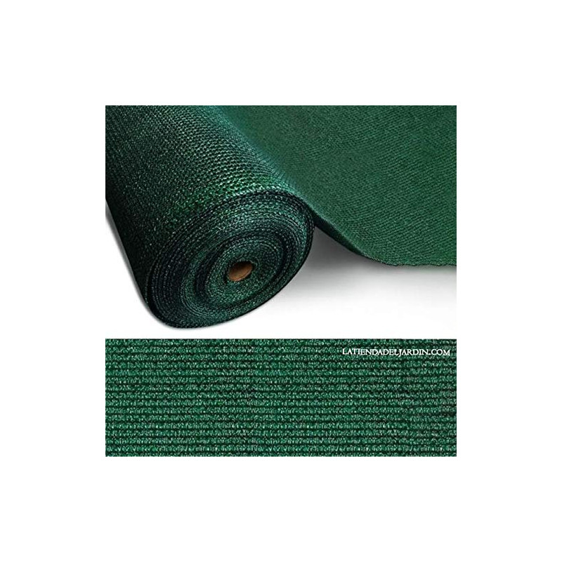 2x5 m Schattennetz | Sichtschutz für Terrassen oder Gärten | Grünes Sichtschutznetz 70 g/m2 | 70 % Sichtschutz