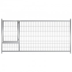 Façade de box avec porte pour petits chiens