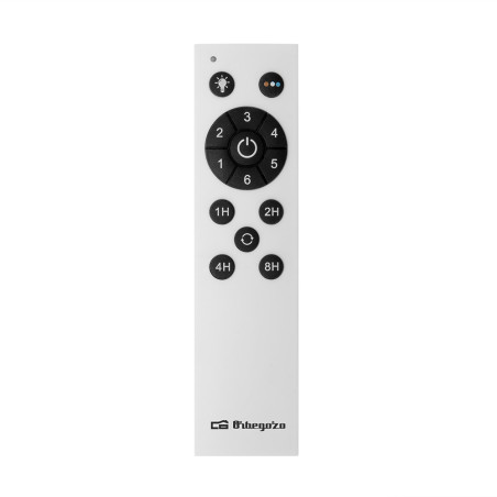 Ventilador de Techo con Luz LED Orgebozo | Mando a Distancia | Silencioso | 3 Aspas Retráctiles de 105cm | Modo Invierno-Verano