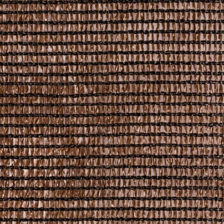 Malla de Sombreo 2x10 m | Ocultación y Privacidad para Terraza o Jardin | Malla de Ocultación Marrón 70 g/m2 | Ocultación 70%