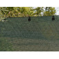 Rede de sombreamento 1,5x50 m | Tela de privacidade para seu terraço ou jardim | Rede de sombreamento verde 80 g/m2 | 75% de som