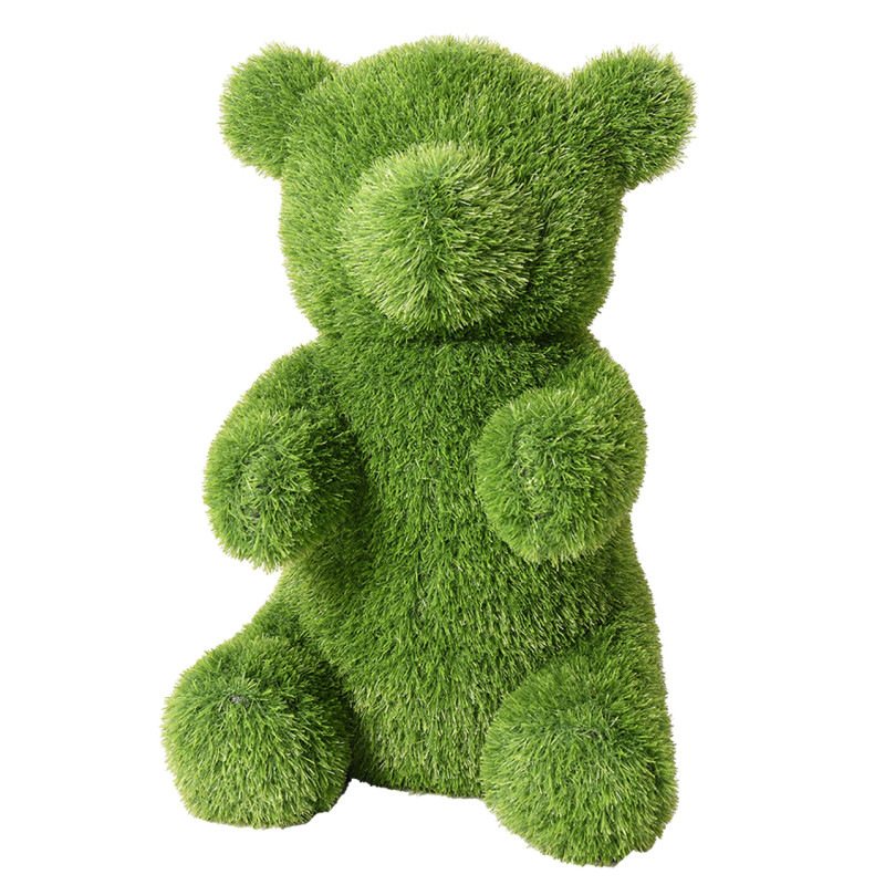 Artificial Grass Bear Figurine 24x36x36 cm for Decoration | Ideal for Garden, Terrace, and Home Artificial Grass Bear Figurine 24x36x36 cm for Decoration | Ideal for Garden, Terrace, and Home